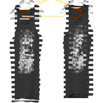 Guitare Acoustiqueintageieilli Musique Rock & Roll Débardeur e - Cadeauxyz