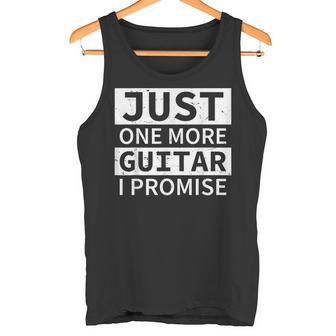 Guitarrasolo Una Guitarra Más Prometo Regalo Para Los Amantes De La Guitarra Camiseta sin mangas - Regaloses