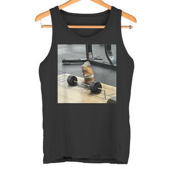 Hamster Kreuzheben Training Gewichtheben Lustiger Hamster Tank Top - Geschenkecke