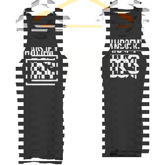 Hands Off My Disc Golf Ultimate Summer Sports Outdoor Game Tank Top | Mazezy