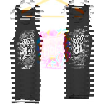 Happy Holi Festival Hindu India Lion Colors Familia 2025 Niños Camiseta sin mangas - Regaloses