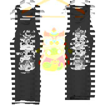 Happy Lunar Chinese New Year 2025 Cute Babynake Dragon タンクトップ - Kawaiitshirt