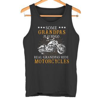 Hombre Real Grandpas Ride De Moto Biker Grandpa Motorbikes Camiseta sin mangas - Regaloses