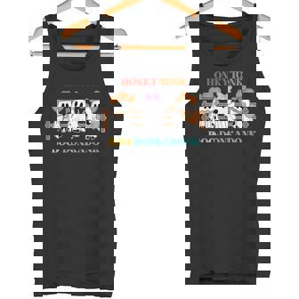 Honky Tonk Boo-Donkadonk Spooky Howdy Vintage Quote Tank Top | Mazezy