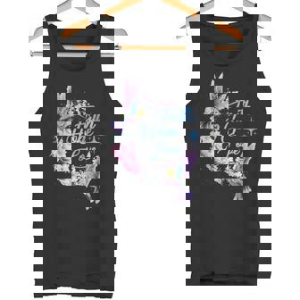 Hope Faith Love Hummingbird Picture Bird Print Tank Top | Mazezy