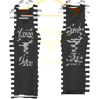 Howdy Putos Bull Skull Country Western Cowboy Tee Tank Top | Mazezy