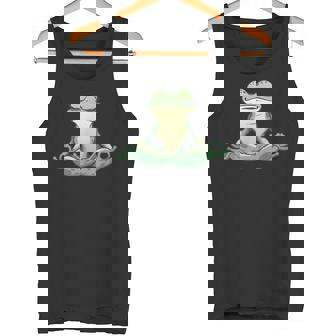 Humour De Méditation De Grenouille De Yoga Débardeur e - Cadeauxyz