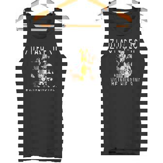 Hund Fun Mitpruch Zuhause Ist Wo Meine Hundeind Tank Top - Seseable