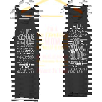 Ice Climbing Lover Mom Mother's Day Proud Player Mom Tank Top | Mazezy