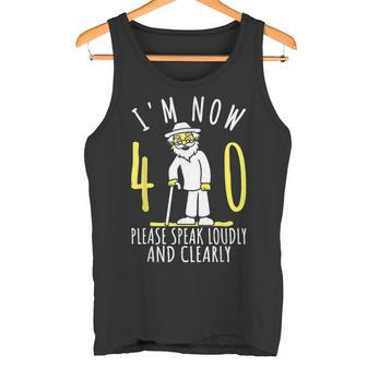 Ich Bin Jetzt 40 Jahre Alt Cool Bday Tank Top - Geschenkecke