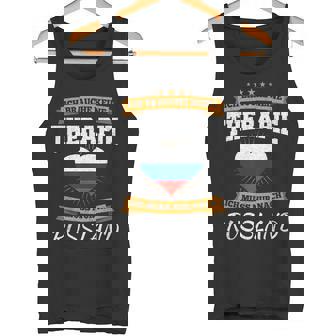 Ich Brauche Keine Therapie Ich Muss Nur Nach Russland Tank Top - Seseable