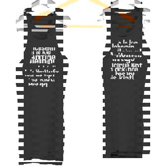 Ich Lese Keine Anleitungen Ich Drücke Knöpfe Bis Es Klappt Tank Top - Seseable