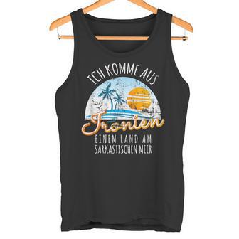 Ichtamme Aus Ironien Herren -Chwarz - Klassisch Kurzarm Pull-On 100 Polyester Tank Top - Geschenkecke