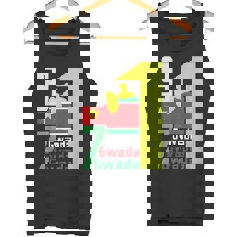 Idee Cadeau Carte Et Drapeau De Gwada Pour Guadeloupéen Débardeur e - Cadeauxyz