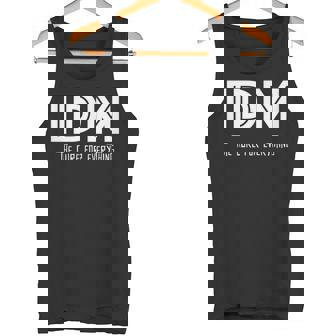 IDM Cure For Everything Intelligent Dance Music Tank Top | Mazezy