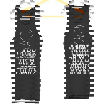 I'm Here For The Cowboys Western Texas Urban Tank Top | Mazezy