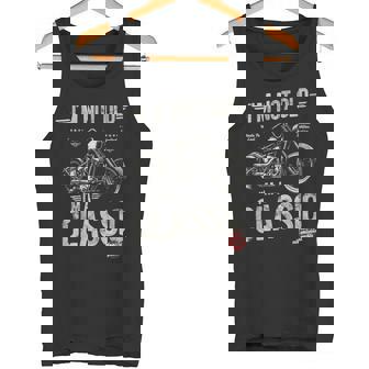 I'm Not Old I'm A Classic Vintage Retro Motorbike Birthday Tank Top | Mazezy