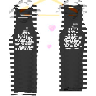 I'm A Sucker For You Valentine's Day Pun Matching Couple Tank Top | Mazezy