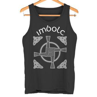 Imbolc Croix Celtiquet Brigids Irlandais Gaélique Chrétien Débardeur e - Cadeauxyz