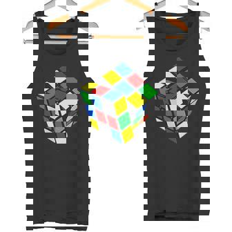 Impossible Rubik Rubix キューブポケット レトロ ゲームボーイ タンクトップ - Kawaiitshirt