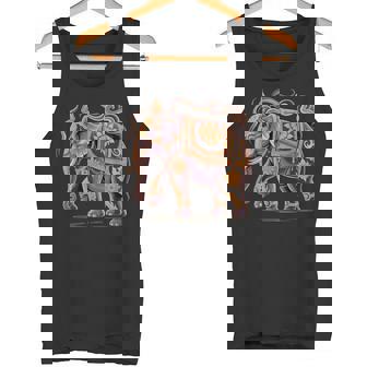 Indian Elephant Buddha Safari Elephant Animal Lover Tank Top | Mazezy