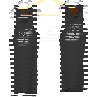 Inline Speed Skating American Flag Roller Blading T-Shirt Tank Top | Mazezy