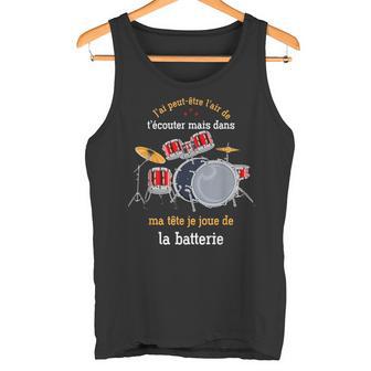 Instrument De Musique Cadeau Drums Baguettes De Batterie Débardeur e - Cadeauxyz
