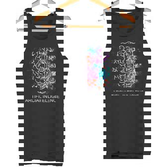 Inteligencia Artificial Cerebro Arte Ciencia Matemáticas Camiseta sin mangas - Regaloses