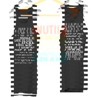 Inutile De Me Dire Ce Que Je Dois Faire Message Drôle Noël Débardeur e - Cadeauxyz