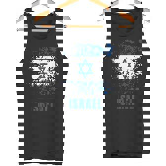 Israel Retrointage Acuarelas Deporte Israelí Bandera Recuerdo Camiseta sin mangas - Regaloses