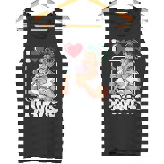 J'adore Pawgs Je Coeur Pawgs Débardeur e - Cadeauxyz