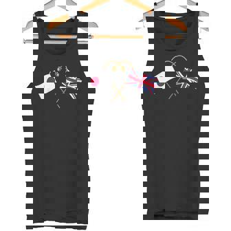 Japanese Flag British Flag 英国遺産 イングリッシュルーツ 日本の国旗 イギリスの国旗 タンクトップ - Kawaiitshirt