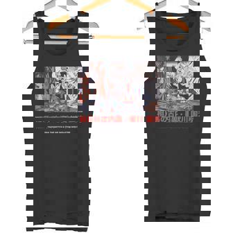 Japanese Skeleton Skull Art Punk Tokyo Graphic Tee Goth 90s Tank Top | Mazezy