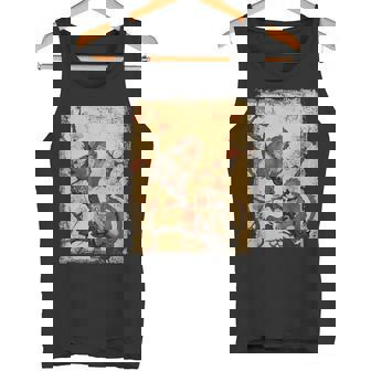 Japonés Paisaje Monoentado En Un Árbol Deakura Japón Arte Camiseta sin mangas - Regaloses