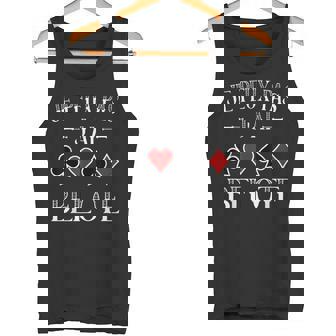 Je Peux Pas J'ai Beloteintagecartes Belote Débardeur e - Cadeauxyz