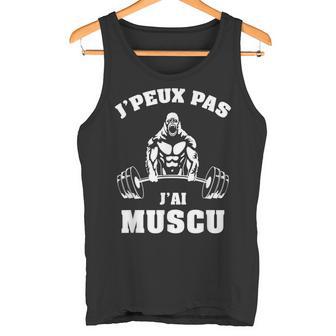 Je Peux Pas J'ai Muscu Musculation Gym Culturiste Gorille Débardeur e - Cadeauxyz