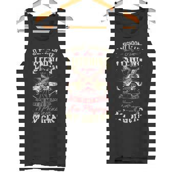 Je T'écoute Mais Dans Ma Tête Je Joue De La Guitare Débardeur e - Cadeauxyz