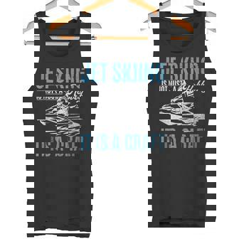 Jet Skiing Is Not Just a Hobby It Is a Craft Jetskiing Tank Top Tank Top | Mazezy