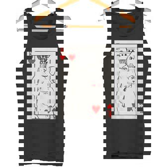 Jeu De Cartes En Forme De Cœur Roi Avecin Débardeur e - Cadeauxyz