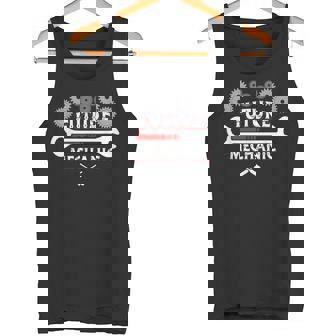 Job Title Future Mechanic Car Auto Mechanic Garage Loading Tank Top | Mazezy