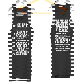 Karaoke Legend Quote Singer Sing-Along Songs Music Tank Top | Mazezy