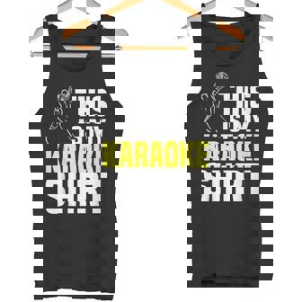 Karaoke Singer Apparel Karaoke Songs Sing-Along Party Tank Top | Mazezy