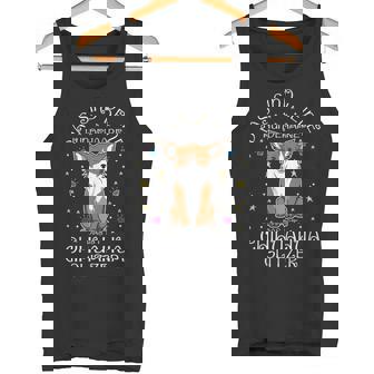 Keine Hundehaare Das Ist Chihuahua Glitzer Hunde Hunderasse Tank Top - Seseable
