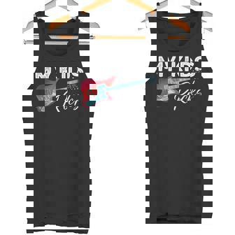 My Kids Rocks -Rock & Roll Electronic Rock Guitar Tank Top | Mazezy