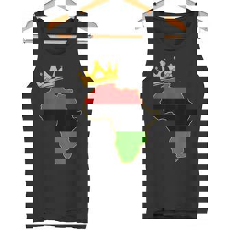 King Africa History Day Pride Melanin Africa Mapa Camiseta sin mangas - Regaloses