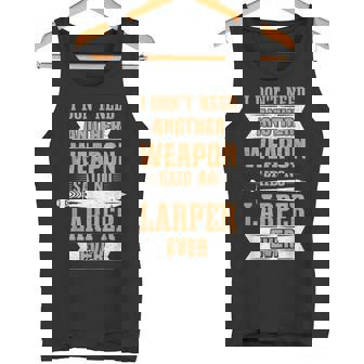 Larping Foam Weapon Role Playing RPG & Larper Tank Top | Mazezy