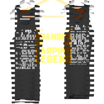 Larping Legend Grandpa Tank Top | Mazezy