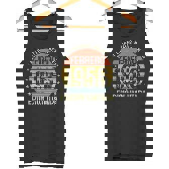 Las Leyendas Nacen En Febrero 1956 65 Años Cumpleaños Regalo Camiseta sin mangas - Regaloses