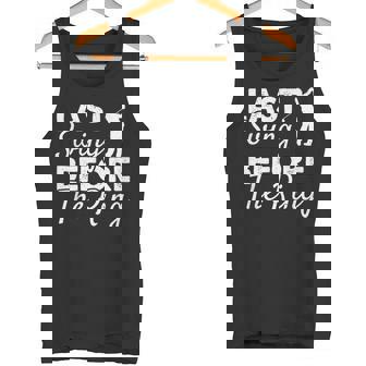 Last Swing Before The Ring Wedding Party Golf Player Joke Tank Top | Mazezy