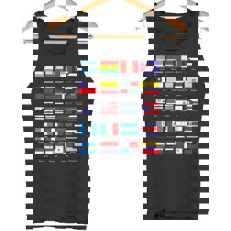 All Latin American Flags Countries Hispanic Heritage Month Tank Top | Mazezy